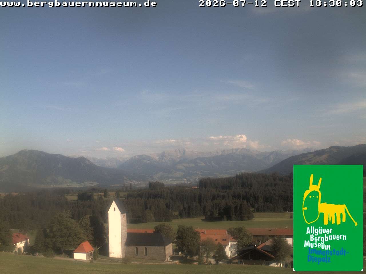 Archived image Webcam Museum of Mountain Farming in Allgäu