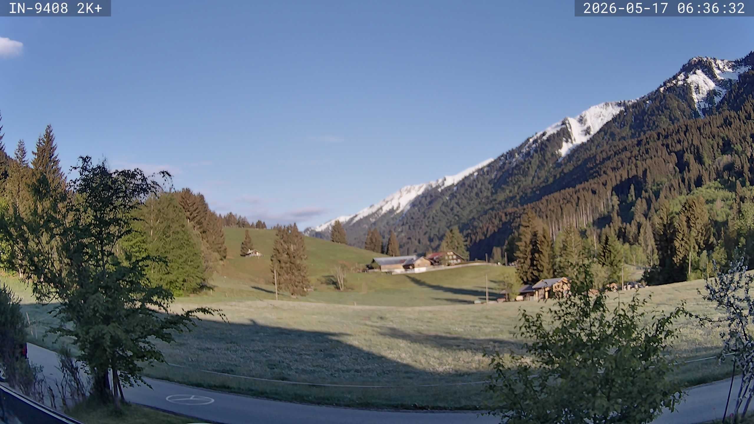 Archived image Webcam Guesthouse Heubethof (Blaichach)