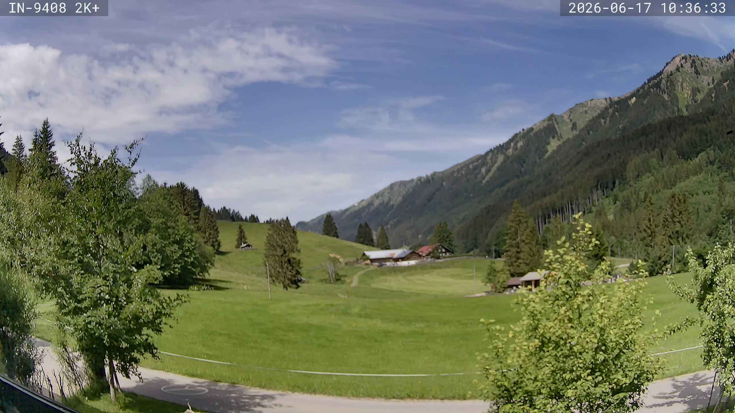 Archived image Webcam Guesthouse Heubethof (Blaichach)