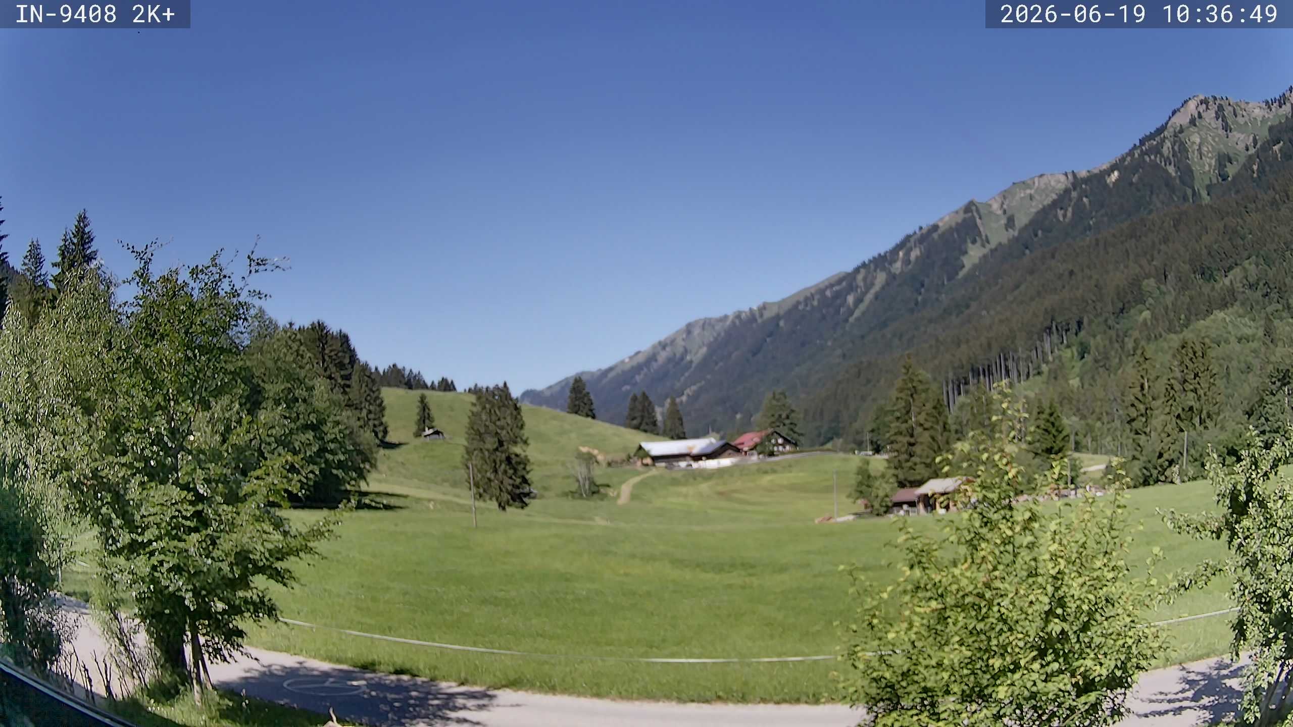 Archived image Webcam Guesthouse Heubethof (Blaichach)