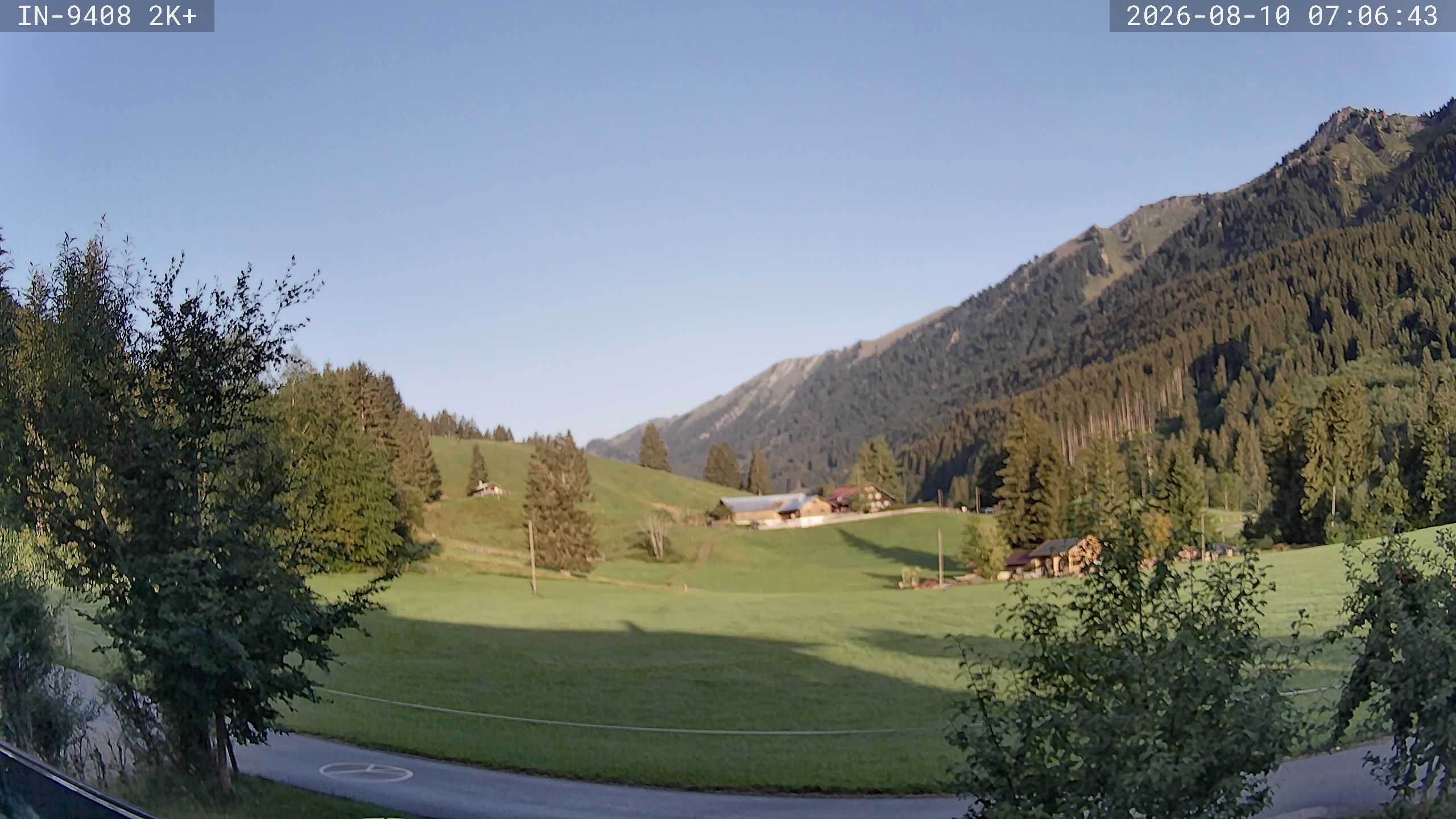 Archived image Webcam Guesthouse Heubethof (Blaichach)