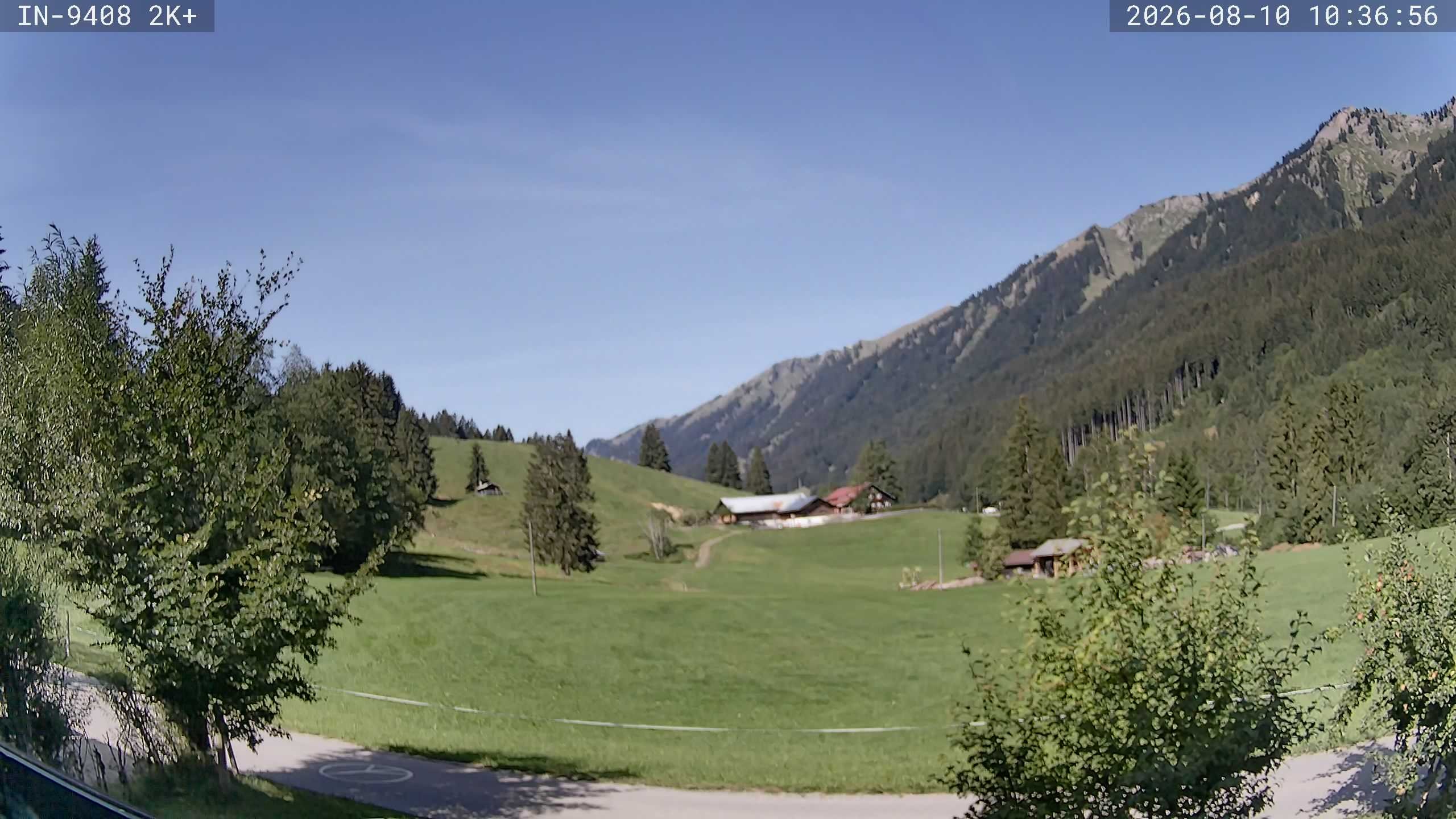 Archived image Webcam Guesthouse Heubethof (Blaichach)