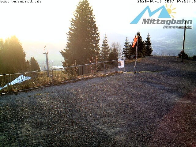 Archiv Foto Webcam Immenstadt: Mittaggipfel (Blick ins Illertal)