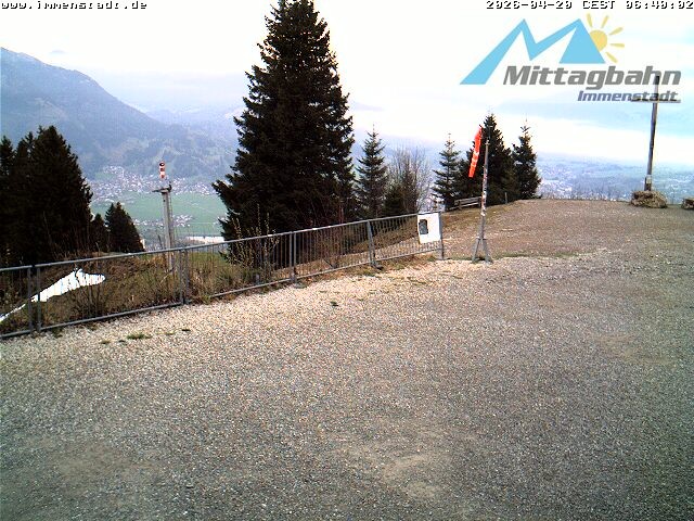 Archiv Foto Webcam Immenstadt: Mittaggipfel (Blick ins Illertal)