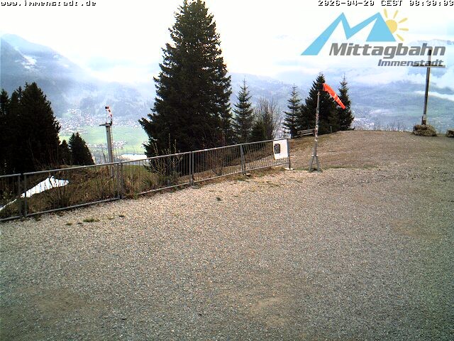 Archiv Foto Webcam Immenstadt: Mittaggipfel (Blick ins Illertal)