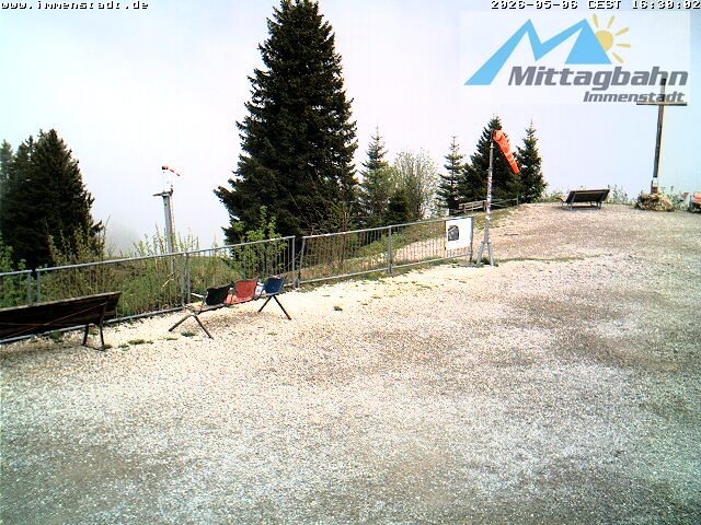 Archiv Foto Webcam Immenstadt: Mittaggipfel (Blick ins Illertal)