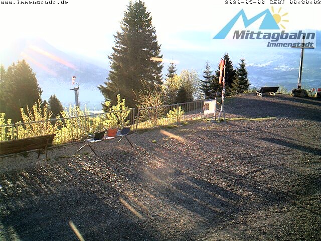 Archiv Foto Webcam Immenstadt: Mittaggipfel (Blick ins Illertal)