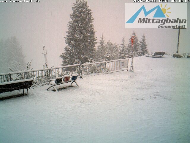 Archiv Foto Webcam Immenstadt: Mittaggipfel (Blick ins Illertal)