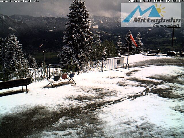 Archiv Foto Webcam Immenstadt: Mittaggipfel (Blick ins Illertal)