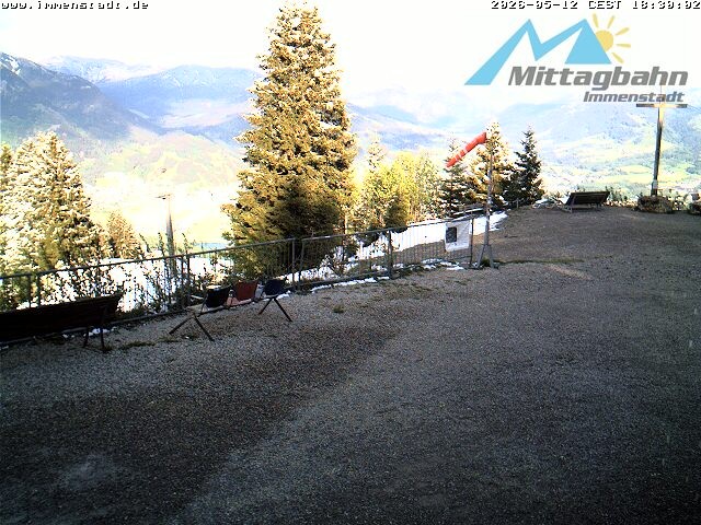Archiv Foto Webcam Immenstadt: Mittaggipfel (Blick ins Illertal)