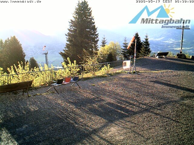 Archiv Foto Webcam Immenstadt: Mittaggipfel (Blick ins Illertal)