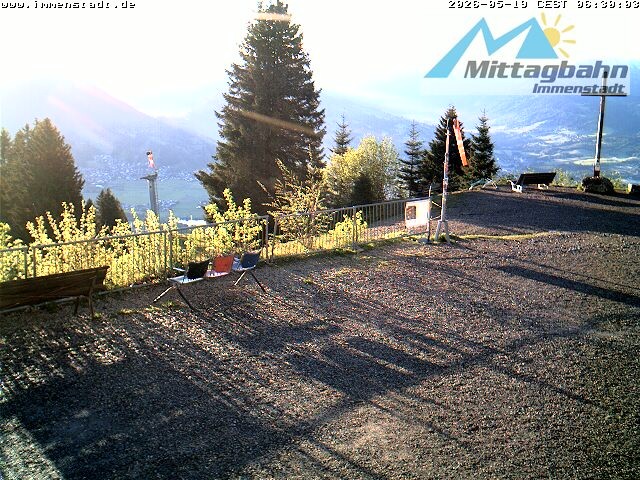Archiv Foto Webcam Immenstadt: Mittaggipfel (Blick ins Illertal)