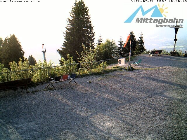 Archiv Foto Webcam Immenstadt: Mittaggipfel (Blick ins Illertal)