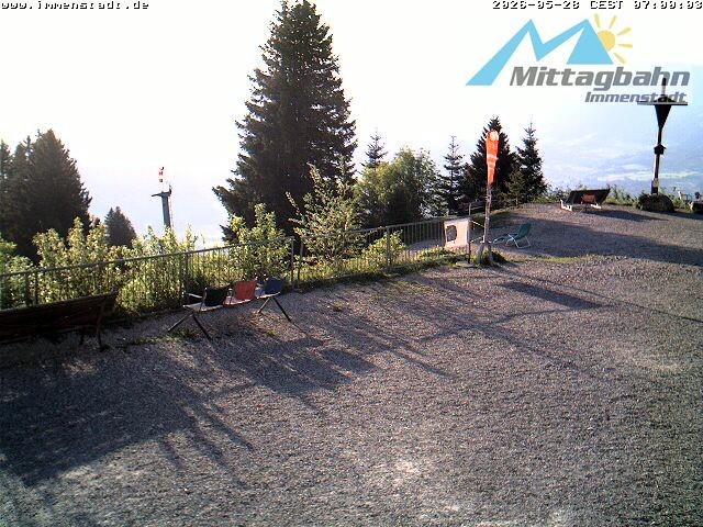 Archiv Foto Webcam Immenstadt: Mittaggipfel (Blick ins Illertal)