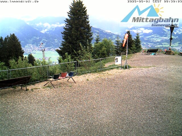 Archiv Foto Webcam Immenstadt: Mittaggipfel (Blick ins Illertal)