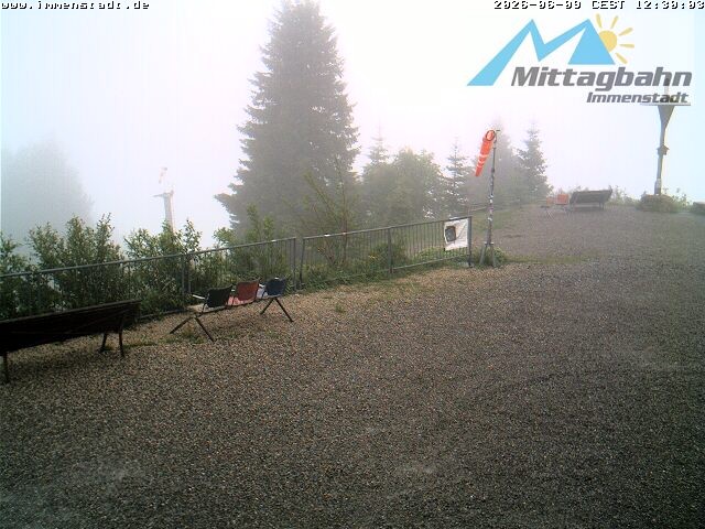 Archiv Foto Webcam Immenstadt: Mittaggipfel (Blick ins Illertal)