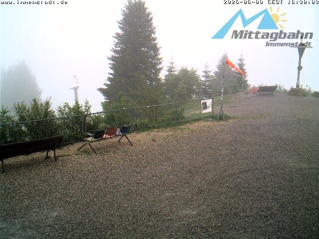 Archiv Foto Webcam Immenstadt: Mittaggipfel (Blick ins Illertal)