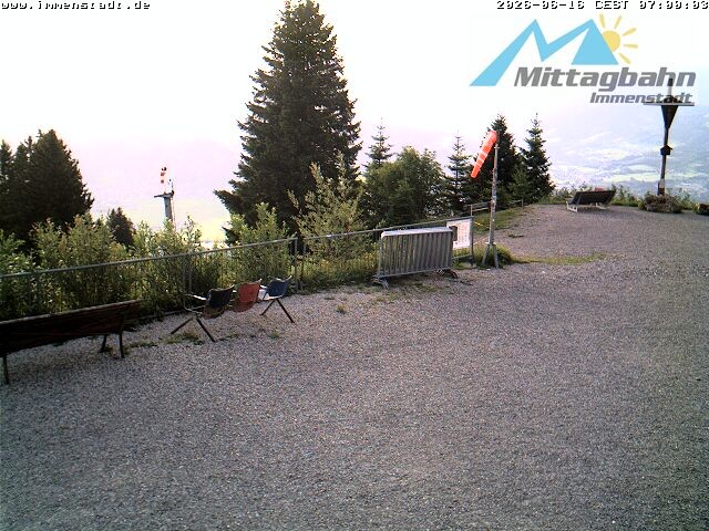 Archiv Foto Webcam Immenstadt: Mittaggipfel (Blick ins Illertal)