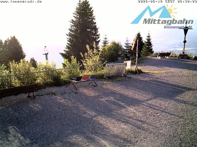 Archiv Foto Webcam Immenstadt: Mittaggipfel (Blick ins Illertal)
