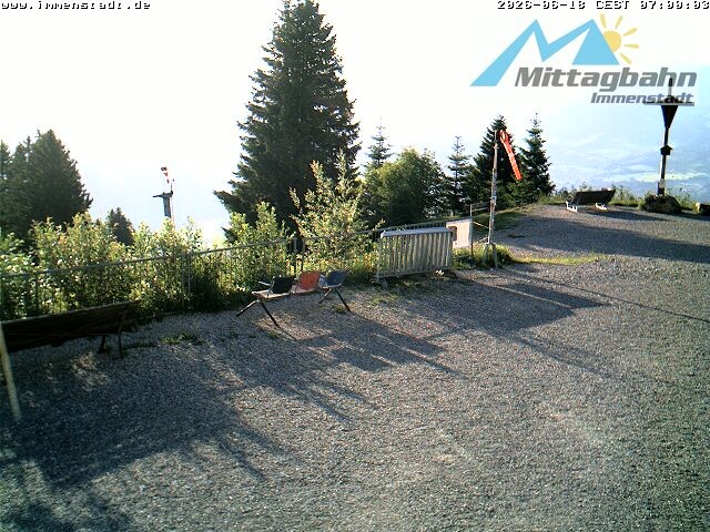 Archiv Foto Webcam Immenstadt: Mittaggipfel (Blick ins Illertal)