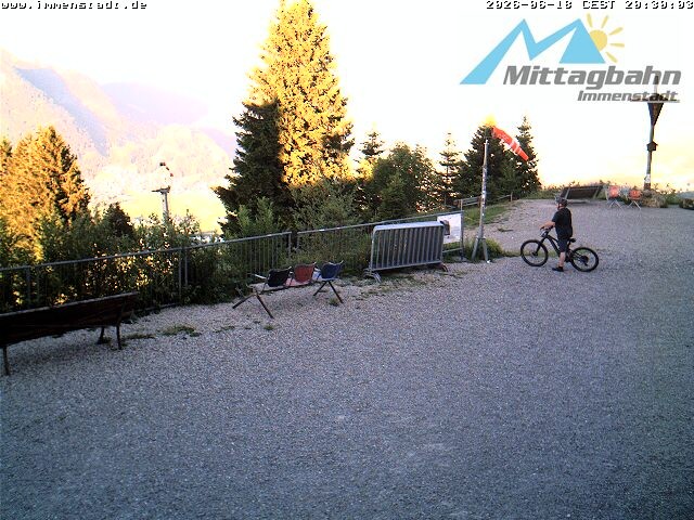 Archiv Foto Webcam Immenstadt: Mittaggipfel (Blick ins Illertal)