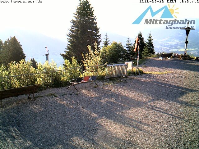 Archived image Webcam Mountain Mittagberg (View towards Valley Iller)