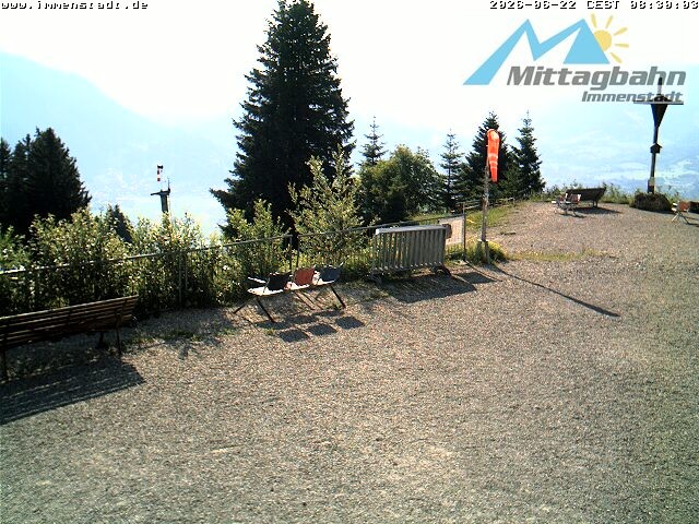 Archiv Foto Webcam Immenstadt: Mittaggipfel (Blick ins Illertal)