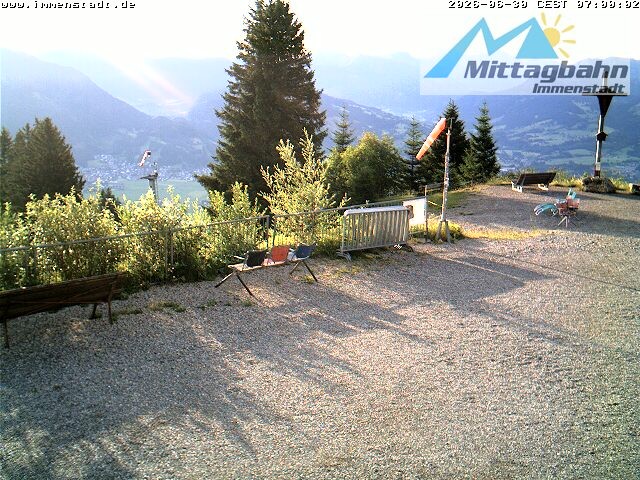 Archiv Foto Webcam Immenstadt: Mittaggipfel (Blick ins Illertal)