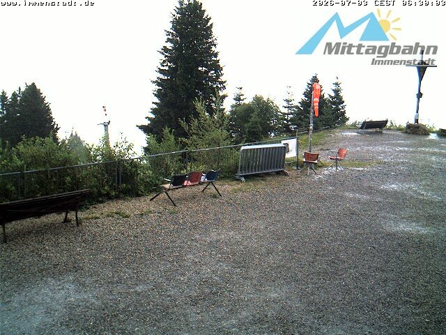 Archived image Webcam Mountain Mittagberg (View towards Valley Iller)