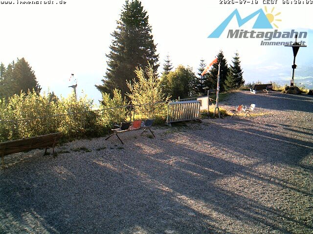 Archiv Foto Webcam Immenstadt: Mittaggipfel (Blick ins Illertal)