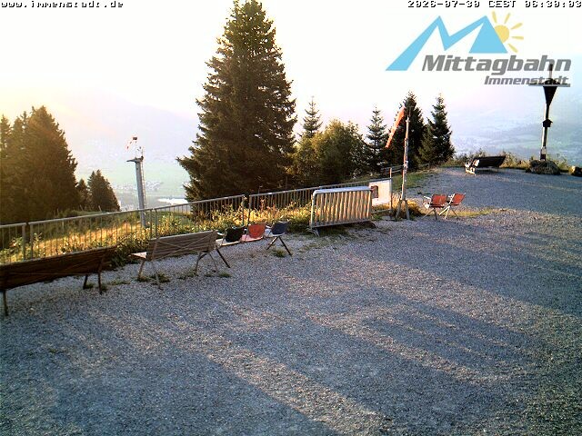 Archiv Foto Webcam Immenstadt: Mittaggipfel (Blick ins Illertal)