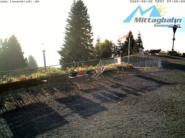 Archiv Foto Webcam Immenstadt: Mittaggipfel (Blick ins Illertal)