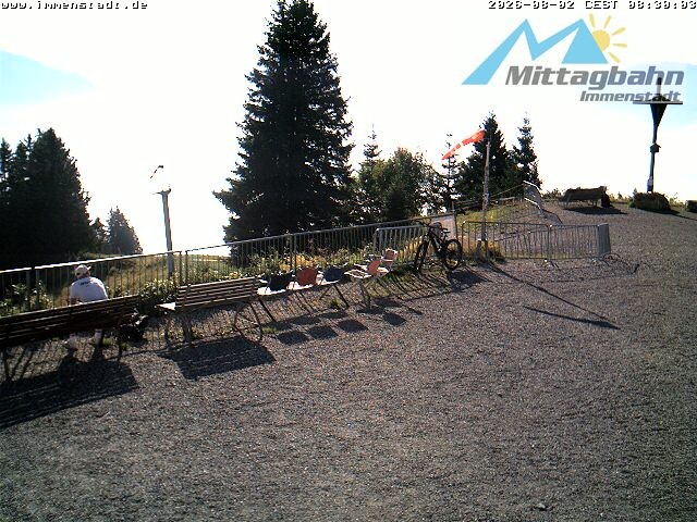 Archiv Foto Webcam Immenstadt: Mittaggipfel (Blick ins Illertal)