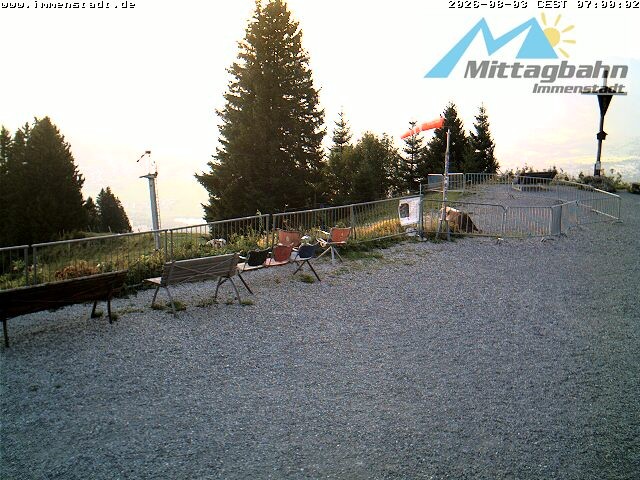 Archiv Foto Webcam Immenstadt: Mittaggipfel (Blick ins Illertal)