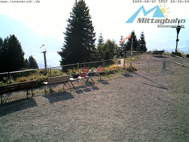 Archiv Foto Webcam Immenstadt: Mittaggipfel (Blick ins Illertal)