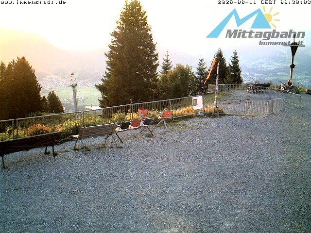 Archiv Foto Webcam Immenstadt: Mittaggipfel (Blick ins Illertal)