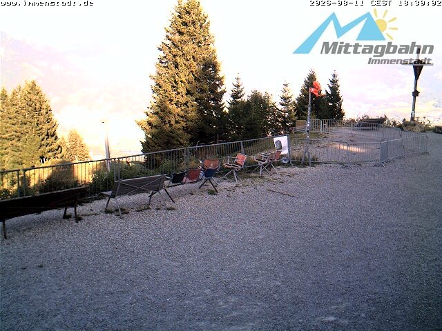 Archiv Foto Webcam Immenstadt: Mittaggipfel (Blick ins Illertal)