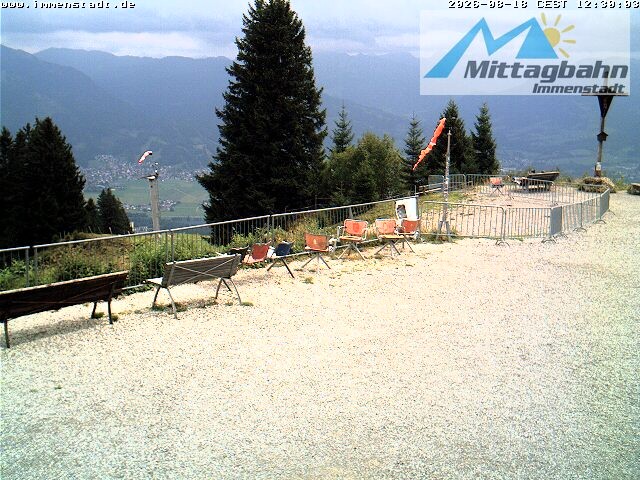 Archiv Foto Webcam Immenstadt: Mittaggipfel (Blick ins Illertal)