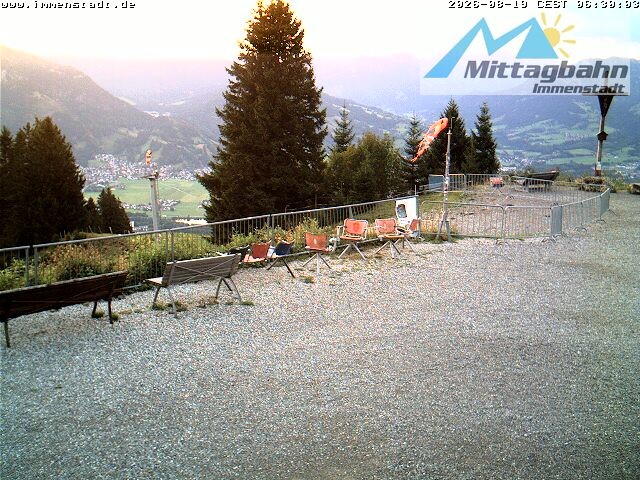 Archiv Foto Webcam Immenstadt: Mittaggipfel (Blick ins Illertal)