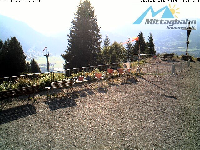 Archiv Foto Webcam Immenstadt: Mittaggipfel (Blick ins Illertal)