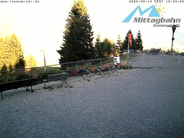 Archiv Foto Webcam Immenstadt: Mittaggipfel (Blick ins Illertal)