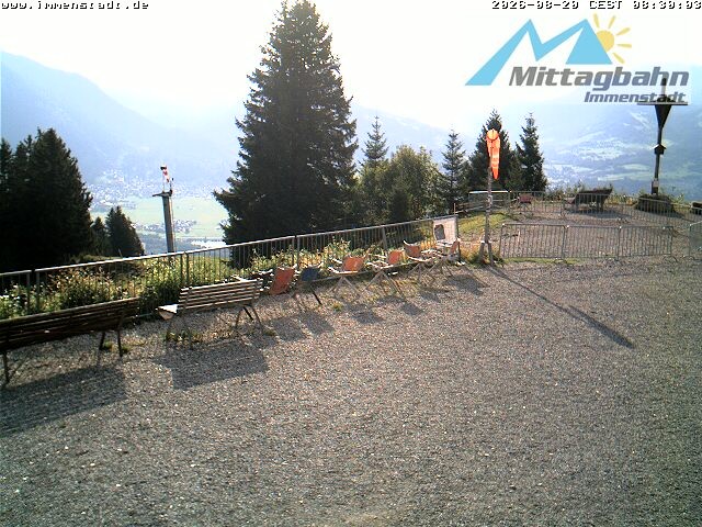 Archiv Foto Webcam Immenstadt: Mittaggipfel (Blick ins Illertal)