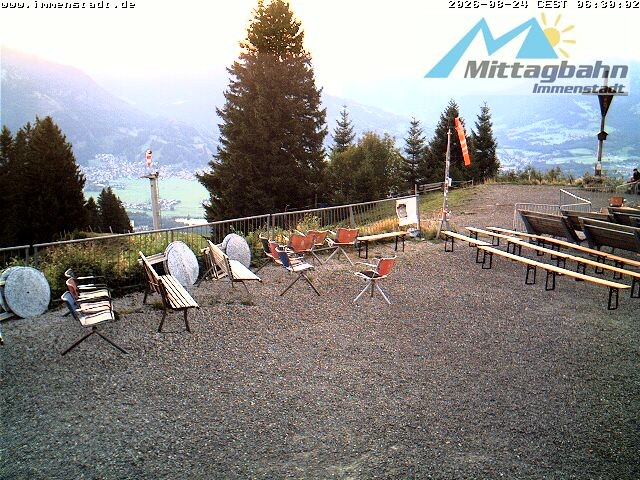 Archived image Webcam Mountain Mittagberg (View towards Valley Iller)