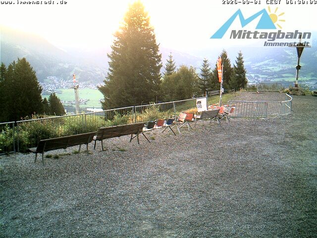 Archiv Foto Webcam Immenstadt: Mittaggipfel (Blick ins Illertal)