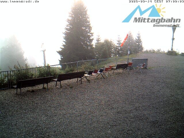 Archiv Foto Webcam Immenstadt: Mittaggipfel (Blick ins Illertal)