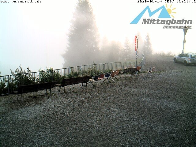 Archiv Foto Webcam Immenstadt: Mittaggipfel (Blick ins Illertal)