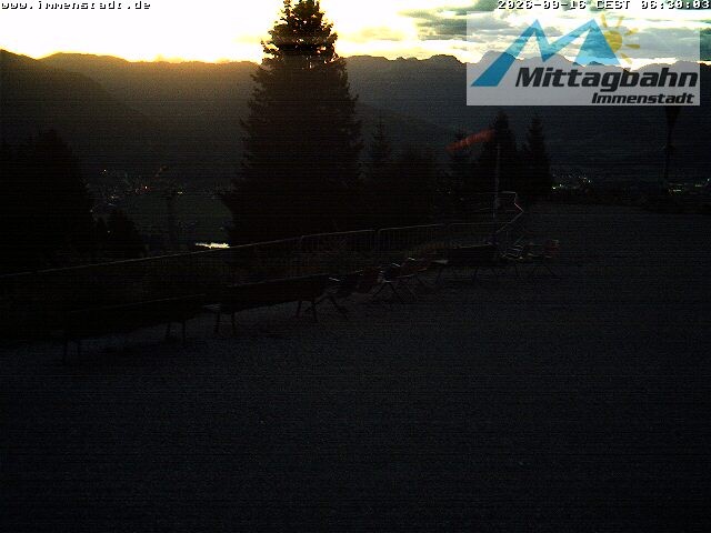 Archiv Foto Webcam Immenstadt: Mittaggipfel (Blick ins Illertal)