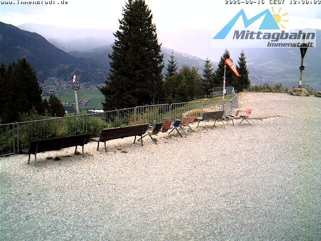 Archiv Foto Webcam Immenstadt: Mittaggipfel (Blick ins Illertal)