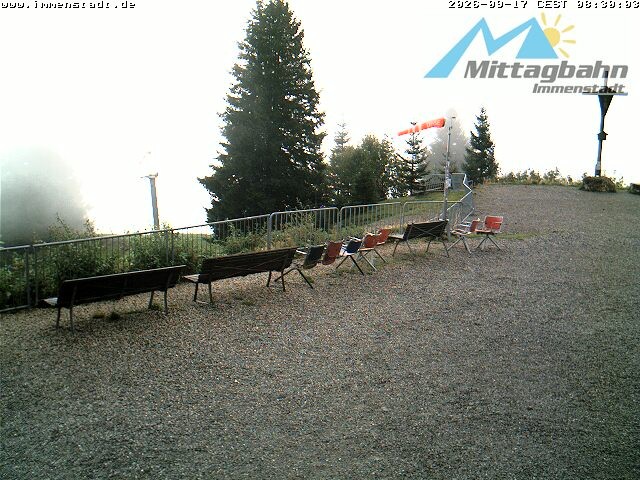 Archiv Foto Webcam Immenstadt: Mittaggipfel (Blick ins Illertal)