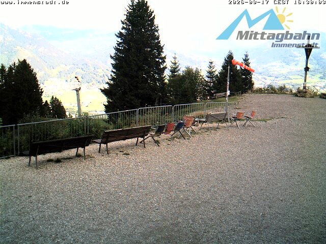 Archiv Foto Webcam Immenstadt: Mittaggipfel (Blick ins Illertal)